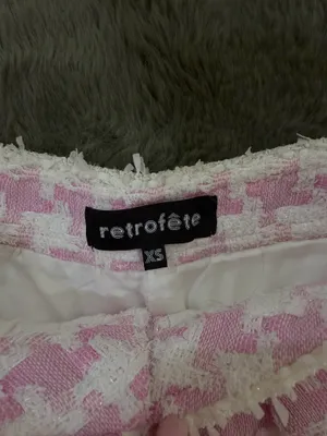 Retrofête pink gingham shorts thumbnail 3