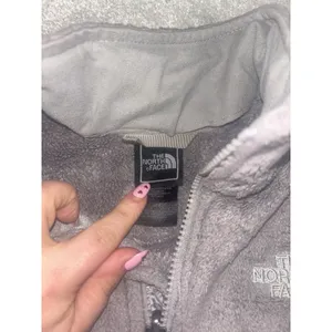 The North Face Osito Fleece Jacket‎ Womens Medium Gray Full Zip Soft High Pile thumbnail 7
