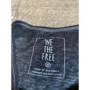EUC Womens We The‎ Free Short Sleeve Oversized Burnt Out Flowy T-shirt Size XS thumbnail 3