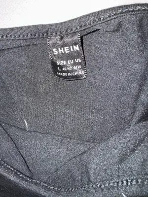 Shein Black Crop Top Tank thumbnail 3