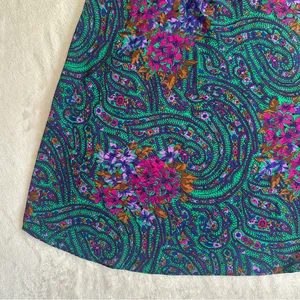 Victoria’s Secret Gold Label Paisley Floral Lace Slip Dress Size Medium thumbnail 7