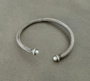 David Yurman Pearl Cable Bracelet thumbnail 1