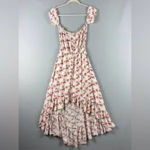 NWT American Threads Off Shoulder‎ Floral Dress, M thumbnail 10