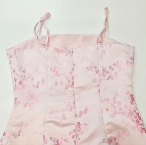 Superdown Letizia Printed Mini Dress in Pink Floral Small thumbnail 6