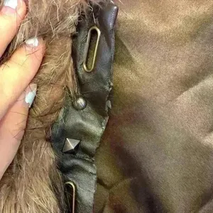 BB Dakota faux fur vest sz S fall winter old money preppy thumbnail 7