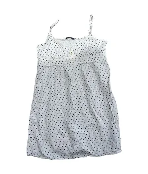 Brandy Melville Mini Sun Dress White With Blue Flowers thumbnail 1
