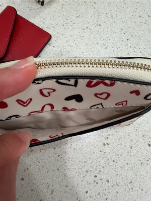 Kate Spade Staci Scribble Hearts Small Wallet Card Case Set W/Box KA629 New thumbnail 7