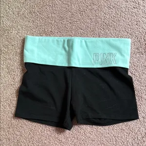 Victoria’s Secret Black and Mint Green Shorts Vintage thumbnail 1