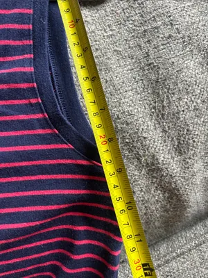 GAP Modern Tank Top - Classic Navy Blue and Red Striped Sleeveless | Size XL thumbnail 7