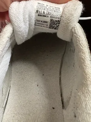 Reebok White Sneakers with Light Pink Accents thumbnail 6