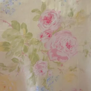 Lauren Ralph Lauren Blue Yellow Pink Floral Embroidered pajama set SZ M #2670 thumbnail 11