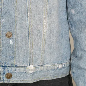 Vintage 90s American Living Paint Splatter Denim Jacket thumbnail 6
