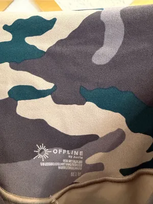 Aerie Offline Real Me Camo High Waisted Crossover Legging 7/8 Medium thumbnail 7