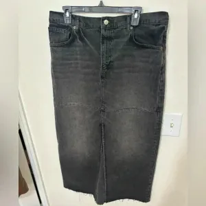 Reformation‎ Jeans Tazz Maxi Denim Skirt 31 thumbnail 4