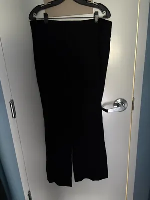 GAP Women's Black Dress Pants Straight Leg Flat Front Solid Regular Fit thumbnail 12