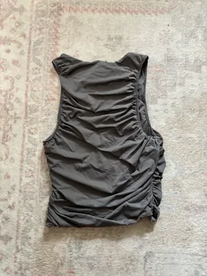 Garage Gray Runched Top  thumbnail 2