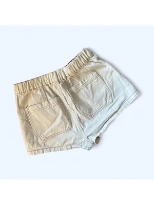 Y2K coastal cowgirl cream boho PacSun denim shorts size small thumbnail 3