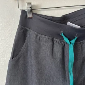 Figs XS Livingston Basic Scrub Pants in Graphite Gray thumbnail 8