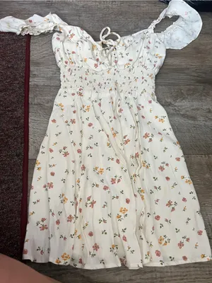 Reformation Emmaline Floral Print Mini Dress thumbnail 12