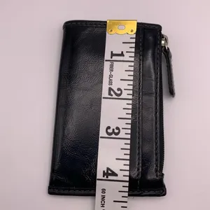 COACH Black Coin Purse Cardholder Wallet thumbnail 7