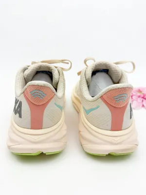 Hoka One One Clifton 9 Running Shoes Sneakers Vanilla/Astral thumbnail 7