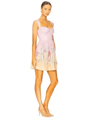 Yumi Kim Susana Dress in Veranda Lilac Large New Womens Mini Floral thumbnail 3