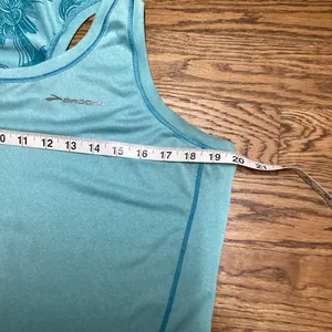 Brooks Teal Racer back running tank top Extra Large thumbnail 5