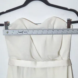 White by Vera Wang Ivory Strapless Formal Dress Size 4 thumbnail 8