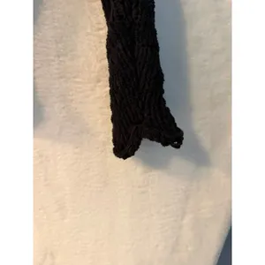 Free People Black‎ Chunky Knit V-Neck Batwing Sleeve Oversized Sweater Small thumbnail 6