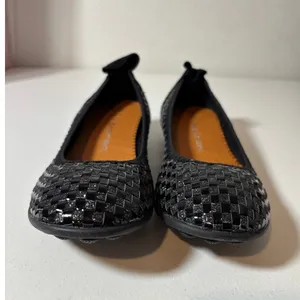 Bernie Mev Size 6 (EU 37) Catwalk Glam Mix Slip On Woven Memory Foam Flats thumbnail 3