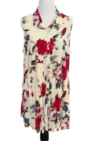 NWT Umgee Rose Tunic size XL thumbnail 1