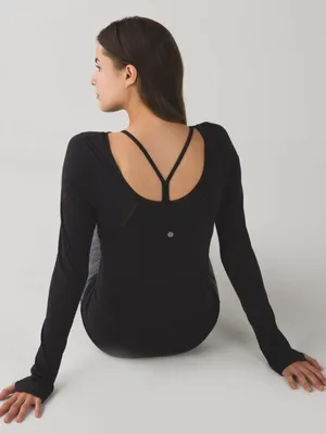 Lululemon align and define long sleeve tee 6‎ Black thumbnail 4