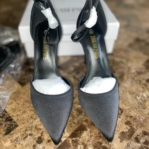 Dream Paris Women's Bow Ankle Strap Pump Heeled Sandals Sz. 6.5 thumbnail 7