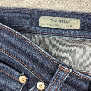 AG Adriano Goldschmied The Stilt Jeans Womens 27R Blue Dark Wash Mid Rise Skinny thumbnail 2