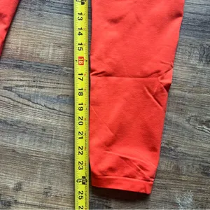 Gymshark Fit Seamless Mid Rise Activewear Leggings Red/Orange Size Medium thumbnail 5