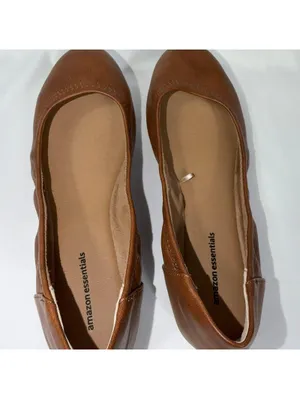 Amazon Essentials Women’s Ballet Flats Brown Size 8.5 Wide thumbnail 6