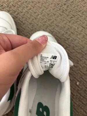 New balance 550 sneakers in white and green thumbnail 10