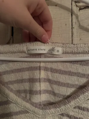 Altar'd State Top Cropped Tank stripes thumbnail 3