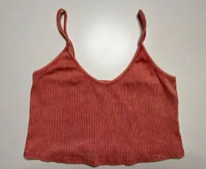 Abercrombie Red Cropped Tank thumbnail 1