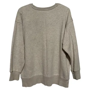 Positive Tees Women's Cream Three Orange Stylized Pumpkin Sweatshirt Size M thumbnail 2