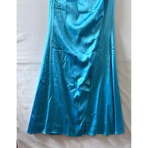 Lulus Turquoise Blue Satin Strapless Ruched Maxi Dress HD2848 Prom Gown thumbnail 13