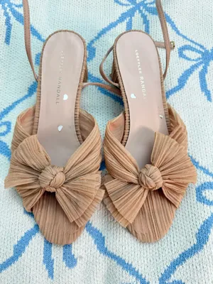 Loeffler Randall Heels Bow Camellia thumbnail 4