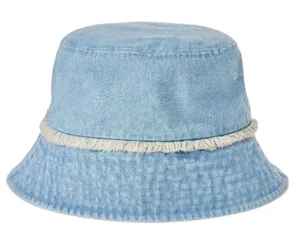 Universal Threads Denim Bucket Hat Light Wash Blue 100% Cotton unisex adjustable thumbnail 1