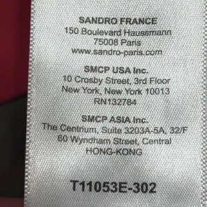 Sandro Paris Randa Happening Graphic Sweatshirt Pink Fuchsia Women Size 1‎ (S) thumbnail 11