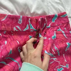Lilly Pulitzer Ellie Micro Shorts Pink Flirty Sea Womens 0 Beach‎ Summer Preppy thumbnail 3
