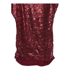 The Limited Sequin Tank Top Women XS Burgundy Sparkle Sleeveless‎ Party Glam thumbnail 6
