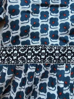 Anthropologie Floral Tiered Balloon Sleeves Loose Bohemian Dress Size XS Tie thumbnail 8