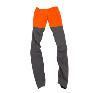 Alo Yoga Y2K Goddess Ribbed Leggings Neon Azalfa Stormy Heather Size Small thumbnail 3