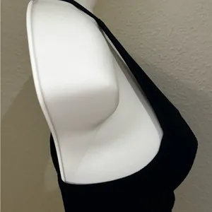 NUX Black Ribbed Sports Bra thumbnail 6