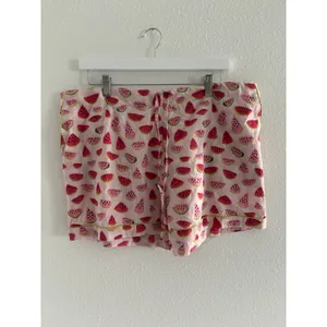 Crafted‎ by Mahogany Pajama Set Womens XL Watermelon Print Shorts Novelty Lounge thumbnail 3